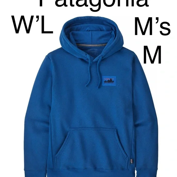 Patagonia Men's Vibrant Blue Hoodie NEW with tags W’large/M’s medium - Picture 3 of 9